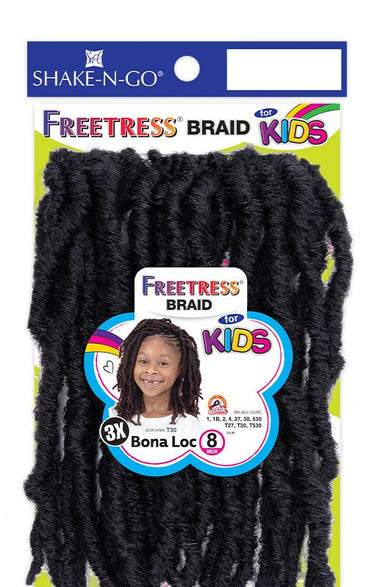 SHAKE N GO Freetress Equal 3X Kids-Bona Loc 8_2 Sareya Beauty